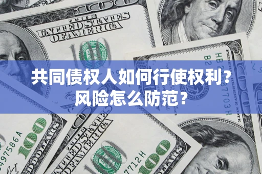 北京共同债权人如何行使权利？风险怎么防范？