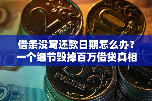 北京借条没写还款日期怎么办？一个细节毁掉百万借贷真相