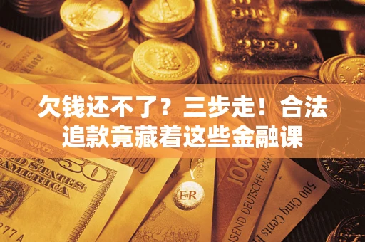 北京欠钱还不了？三步走！合法追款竟藏着这些金融课
